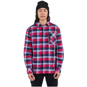 Rossignol Ranch Overhemd Met Lange Mouwen Rood,Blauw 2XL Man