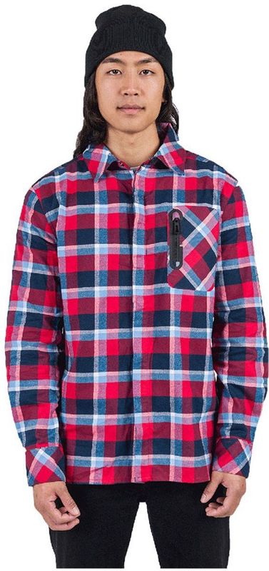 Rossignol Ranch Overhemd Met Lange Mouwen Rood,Blauw 2XL Man