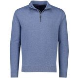 Baileys - Sweater - Blauw - Effen - Half Zip - Katoen