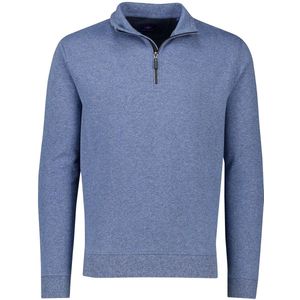 Baileys - Sweater - Blauw - Half Zip - Normale Fit