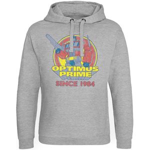 Transformers Optimus Prime - Since 1984 Epic Hoodie Heathergrey-L