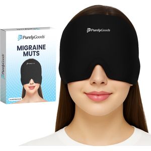 PurelyGoods - Migraine Masker - Zwart - 600 g - Coldpack - Icepack