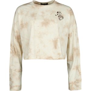 R.E.D. Rock-Engineered Design beige korte trui met print - Dames - L