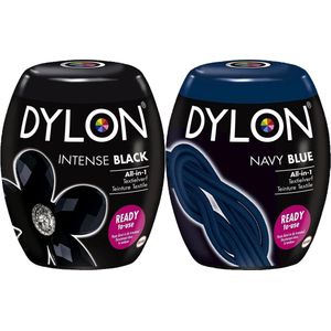 Dylon Textielverf - Navy Blue + Intense Black - 2x Pods - 350g