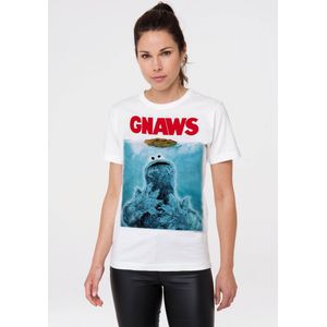 Logoshirt T-Shirt Sesamstraße Krümelmonster – GNAWS