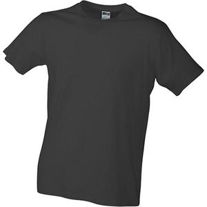 James and Nicholson Heren Slim Fit T-Shirt (Grafiet)