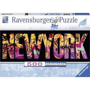Ravensburger puzzel New York Graffiti Panorama - Legpuzzel - 500 stukjes