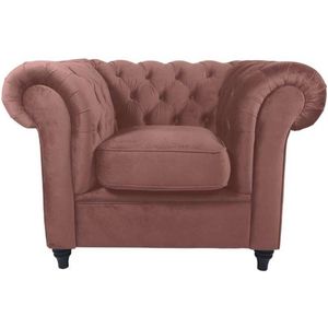 Fauteuil - Giethoorn - Kronos fluweel roze 29