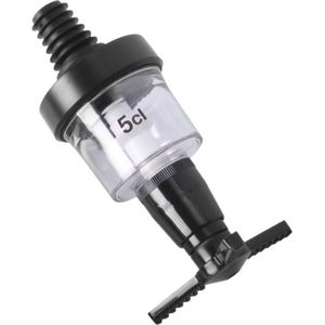 BarUp Non Drip Maatschenker 5cl - Kunststof Drankdispenser - Zwart