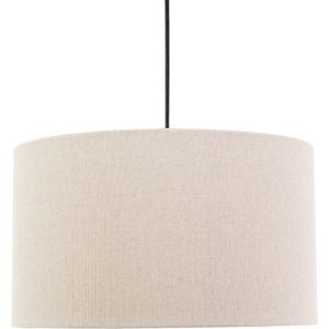 EGLO Feniglia Hanglamp - E27 - Ø 38 cm - Beige/Zwart - Linnen