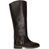 Sacha - Dames - Bruine hoge leren laarzen - Maat 36