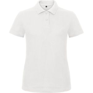 Dames Polo ID.001 Wit merk B&C maat S