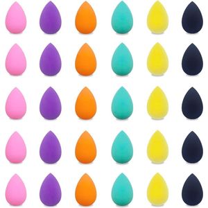 Mini Beauty Blender Make-up Sponsen - 30 Stuks Multikleur voor Perfecte Foundation en Blending