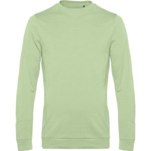 Sweater 'French Terry' B&C Collectie maat S Light Jade/Groen