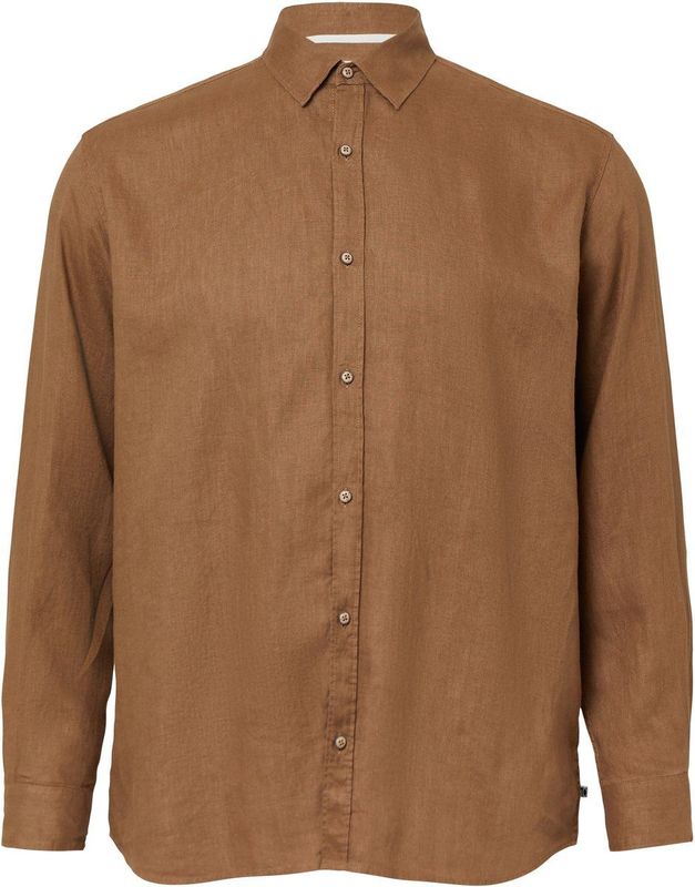 Shirt - Linnen Overhemd - Normale Pasvorm