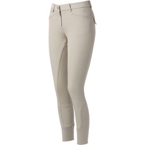 Equitheme Rijbroek Micro Sillicon Fullseat - maat 42 - beige