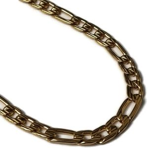 Stijlvolle Goudkleurige Figaro Ketting