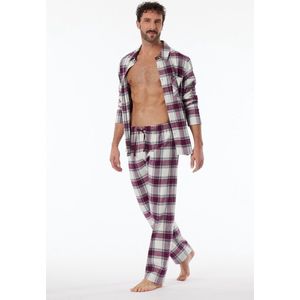 Schiesser Pyjama flanel geruit multicolour - X-Mas Family - large