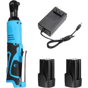 Slagmoersleutel - Slagsleutel - Moersleutel - Blauw - 18V - Slagmoerstok - 2x Accu - Oplader - 260r/min - 100nm