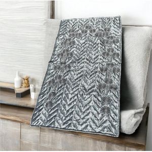 Vloerkleed&Gebedskleed&HandGeborduurd/Zilver