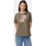 camel active - T-Shirt - Grijs - Puur Katoen