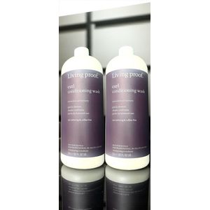 2 stuks Curl Conditioning Wash a 1000 ml Living Proof inclusief pomp