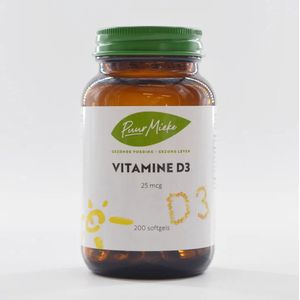 Vitamine D3 - 25 mcg - 200 softgels