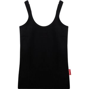 Claesen's® - Meisjes Hemd Zwart - Black - 95% Katoen - 5% Lycra