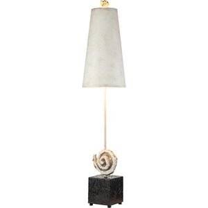 Flambeau LED Tafellamp Swirl | 1X E27 Max 60W | Bone White and Black