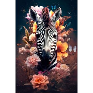 Zebra - 90cm x 135cm - Fotokunst op PlexiglasⓇ incl. certificaat & garantie.