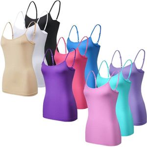 Dames 3 Pack Naadloze Vesten in Diverse Kleuren – Rekbaar en Perfecte Pasvorm