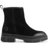 Travelin - Kelowna - Enkellaarsjes - Zwart - Gevoerd Suède