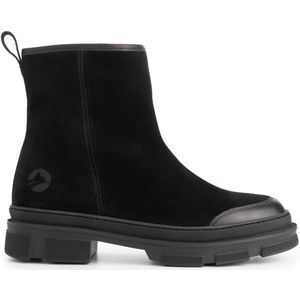 Travelin - Kelowna - Enkellaarsjes - Zwart - Gevoerd Suède