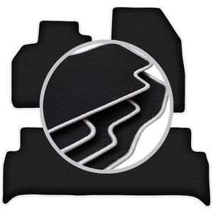 CARLUX-SILVER automatten voor: Renault Scenic III minivan (2009-2016)