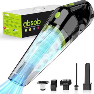 Luxe Kruimeldief – Snoerloos – Best Verkocht – Handstofzuiger – Vacuum Cleaner – 6000mAh – HEPA Filter – 10000PA – Lichtgewicht – Zwart
