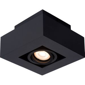 Lucide XIRAX - Plafondspot - LED Dim to warm - GU10 - 1x5W 2200K/3000K - Zwart