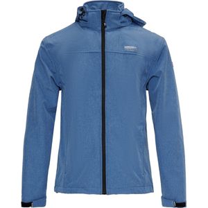 Nordberg Kjeld - Softshell Outdoor Zomerjas Heren - Lichtblauw Melange - Maat M