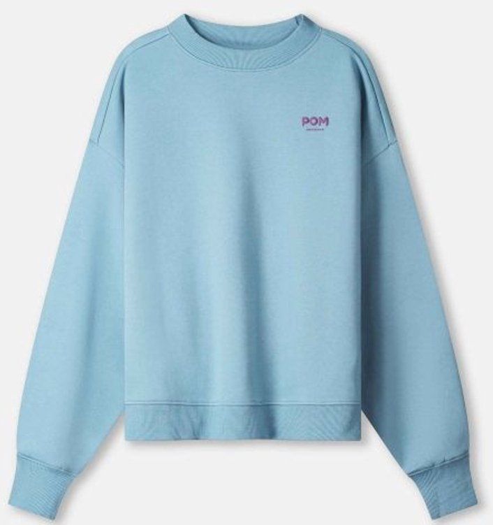 Pom Amsterdam - SP9357 - Sweat - Licht Blauw - Dames Vest