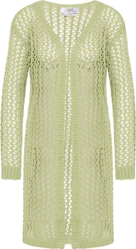 usha - FESTIVAL - Gebreid Vest - Mintgroen