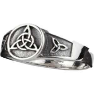 Zilveren ring ‘Keltische knopen’ (R5404.59)