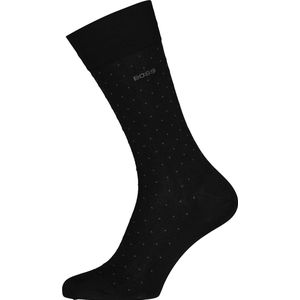 BOSS George Dots (1-pack) - herensokken katoen - zwart gestipt