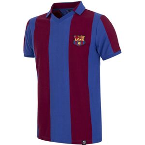 COPA - FC Barcelona 1980/81 - Retro Voetbalshirt - Blauw - Rood