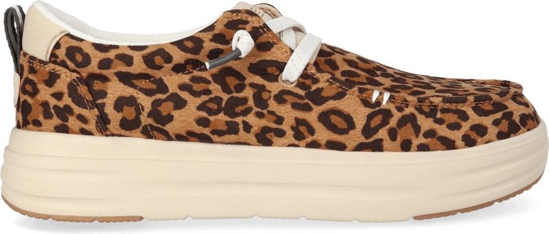 HEYDUDE - Wendy Nova Classic - Dames Sneakers - Tan Leopard