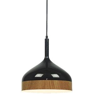 Hanglamp Moondrop Zwart - Ø30cm - E27 - IP20 - Dimbaar > lampen hang zwart | hanglamp zwart | hanglamp eetkamer zwart | hanglamp keuken zwart | led lamp zwart | sfeer lamp zwart