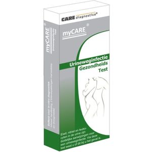 2 Testen - myCARE - Blaasontsteking sneltest - 2 stuks - Urineweginfectie sneltest - Thuistest urineweginfectie - Blaasontsteking - Zelftest blaasontsteking - Urineweginfectie