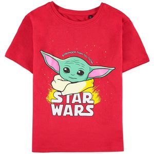 Disney Star Wars - Grogu Kinder T-shirt - Kids 158 - Rood