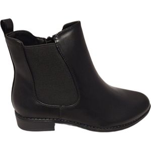 LUCKYSHOES-CHELSEABOOTS-BLACK-LEDERLOOK-37