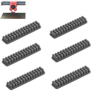 Pack of 6 Silicone Nozzles - 3D Printer Nozzles - Bambu Lab A1 - Silicone Brush - Cleaning Brush voor Nozzle