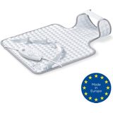 Sanitas SHK 32 Elektrisch Warmtekussen - Heating pad - Nek en rug - 54 x 38 cm - 3 Warmtestanden - Snelle opwarming - Automatische uitschakeling - Machinewasbaar - 2 Jaar garantie - Wit