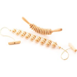 Anti-cellulitis massage set - Rugmassageroller voor een strakkere huid en betere bloedcirculatie